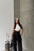 TASARIM PANTOLON - Siyah resmi